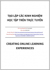 ‘Tạo lập các kinh nghiệm học tập trên trực tuyến’ - bản dịch sang tiếng Việt