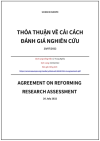 ‘Thỏa thuận về cải cách đánh giá nghiên cứu’ - bản dịch sang tiếng Việt