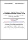 ‘Khuyến nghị của Cộng đồng Thực hành về Đánh giá các hệ thống AI như là Hàng hóa Công cộng Kỹ thuật số’ - bản dịch sang tiếng Việt