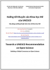 ‘Hướng tới Khuyến cáo Khoa học Mở của UNESCO - Xây dựng sự đồng thuận toàn cầu về Khoa học Mở’ - bản dịch sang tiếng Việt