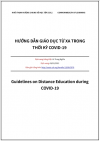 ‘Hướng dẫn Giáo dục Từ xa trong thời kỳ COVID-19’ - bản dịch sang tiếng Việt