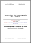 ‘Thu hút các công ty để hỗ trợ cho chuyển đổi số VET với SELFIE WBL’ - bản dịch sang tiếng Việt