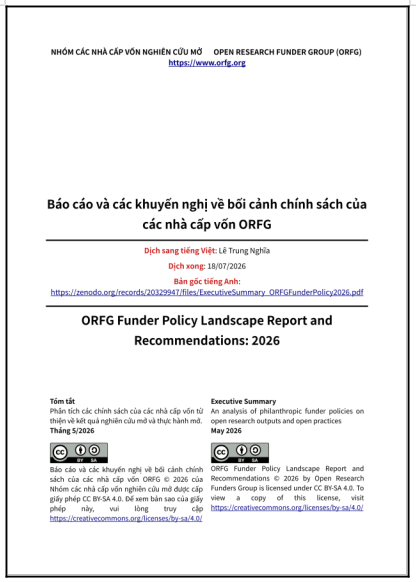 ExecutiveSummary ORFGFunderPolicy2026 Vi Cover