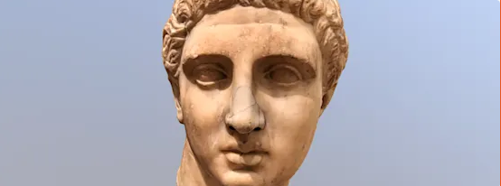 Title: Bust of a young man; Institution: Fitzwilliam Museum; CC BY